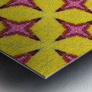 yellowpink Metal print