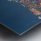 Crowded Beach in Ocean City Maryland Metal print