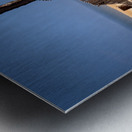 Fenwick Dune Fence and Shadows Metal print