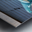 Shark Tail on the Ocean City Boardwalk Metal print