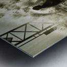 Golden Fisherman at the Ocean City Inlet Metal print