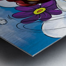 Happiness - Flower Power Buster Bee Metal print