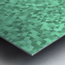 Green Glitter Pattern Metal print