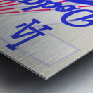 1974 Los Angeles Dodgers Ticket Stub Canvas Art Metal print