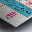 1978 San Diego Padres Baseball All-Star Ticket Canvas Metal print