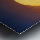 Time stands Metal print