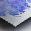 Gas Flame Metal print