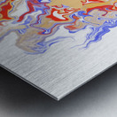 Texas Strong Metal print