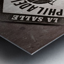 1983 Philadelphia Big 5 College Basketball Art Metal print