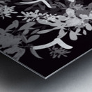 Black & White World Metal print