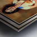 Victor Gaskets Pin-up Girl by Bill Medcalf Pin-Up Girl Vintage Artwork Metal print