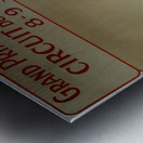 Grand Prix de France 1912 Original Poster Metal print