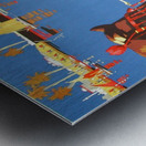 Hamburg-Sud Billige Mittelmeerreisen Original Poster Metal print