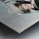 I Wish I Were a Man Original Poster Metal print