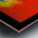 Too Hot To Touch by Peter Driben Pin-Up Girl Vintage Art Metal print