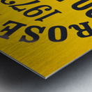 1972 Rose Bowl Go Blue Art Metal print