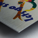 New Haven Snow trains Metal print