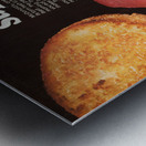 Retro McDonalds Egg McMuffin Advertisement Print Metal print