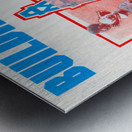 1983 Houston Oilers Building Up Poster Metal print