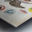 Vintage Seventies American League Teams Art Metal print