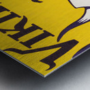 1979 Minnesota Vikings Retro Football Poster Metal print