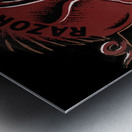 Vintage Arkansas Razorback Art Metal print