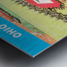 1984 Ohio State Buckeyes vs. Michigan Wolverines Football Ticket Canvas Metal print