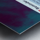 Reminder: 5AM Metal print