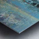 Woman on a Twilight Beach Metal print