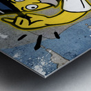 Mr Monopoly Simpson Metal print