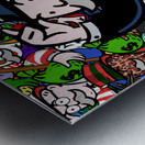 All Mr Monopoly Metal print