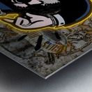 Mr Monopoly Slash Metal print