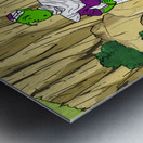 Tintin en Petit Coeur Metal print