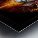 Riddian Queen Dynasty Of Power On Black Fractal Art Fantasy Portrait Metal print