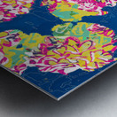 The soul becomes dyed with the color of its thoughts Metal print