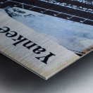 1958 Yankee Stadium Viewfinder Slide Art Metal print