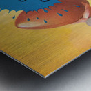 1950 Chicago Cardinals vs. Cleveland Browns Football Program Cover Art Metal print