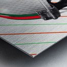 Retro Miami Hurricane Football Helmet Art Metal print