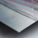  american flag overlay waves Metal print