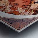 Flowers by Alphonse Mucha Metal print