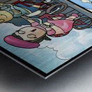 Best Friends at Play   4 panel Favorites for Kids Room and Nursery   Bugville Critters Metal print