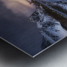 Winter light Metal print