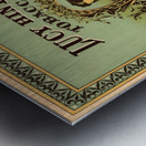 Lucy Hinton Tobacco Metal print