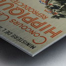 Concours Central Hippique Poster Metal print