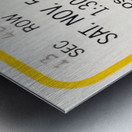 1983 USC vs. Stanford Football Ticket Wall Art Metal print