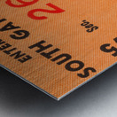 1951 Maryland Terps vs. Missouri Tigers Metal print