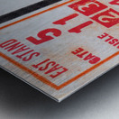 1959 Georgia vs. Georgia Tech Football Ticket Print Metal print