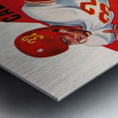 1958 Stanford vs. USC Football Program Cover Art Metal print