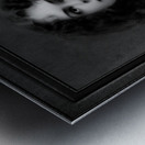 The Parisian by Vittorio Matteo Corcos Black and White Xzendor7 Old Masters Art Reproductions Metal print