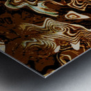 I NEED MY COFFEE Metal print